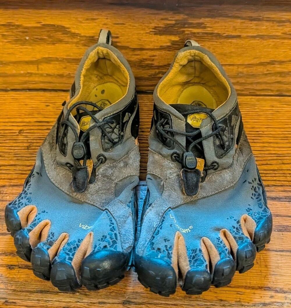 Vibram FiveFingers Spyridon MR Trail Running Shoes Gray/Orange US 9